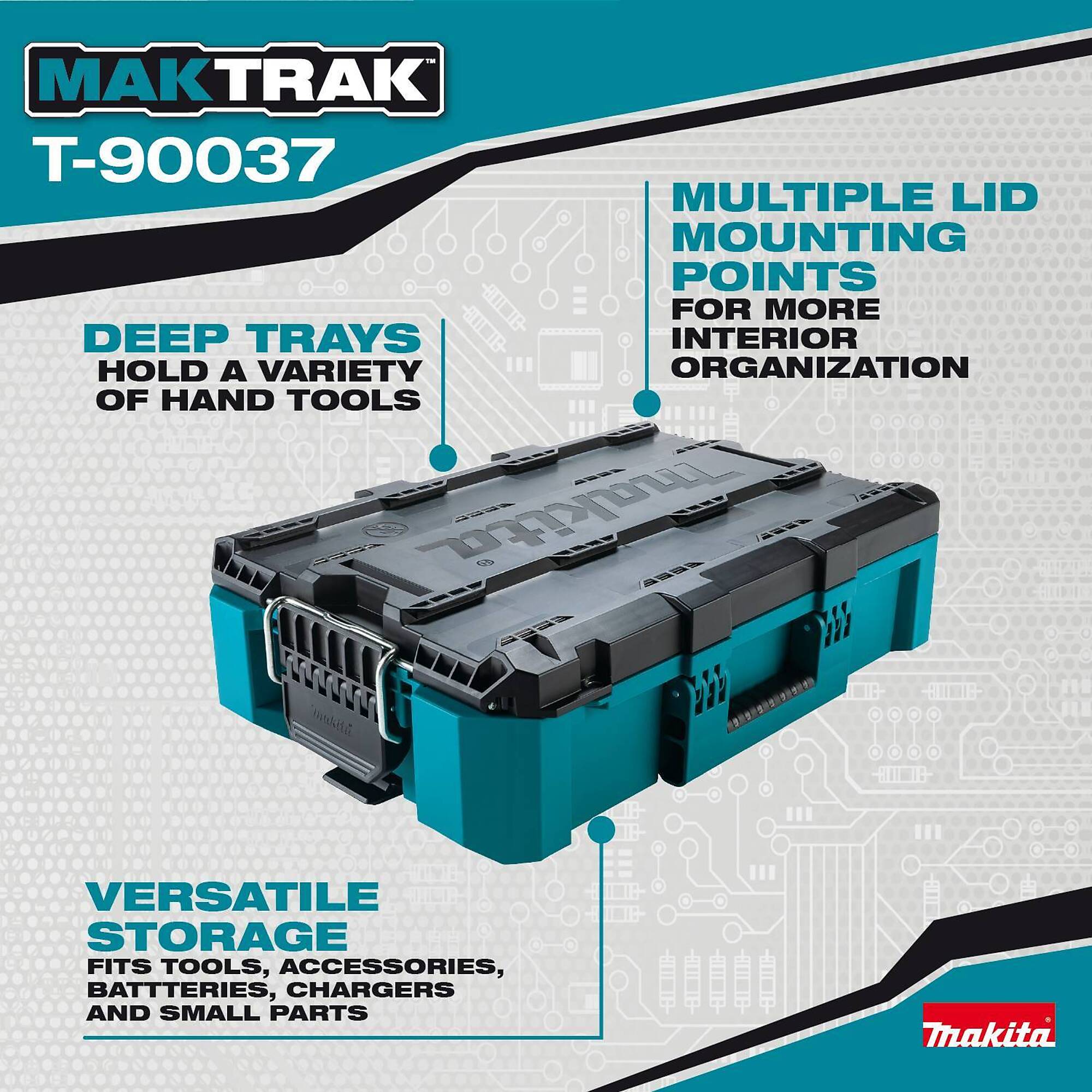 Makita® MAKTRAK™ Medium Toolbox, Model# T-90037